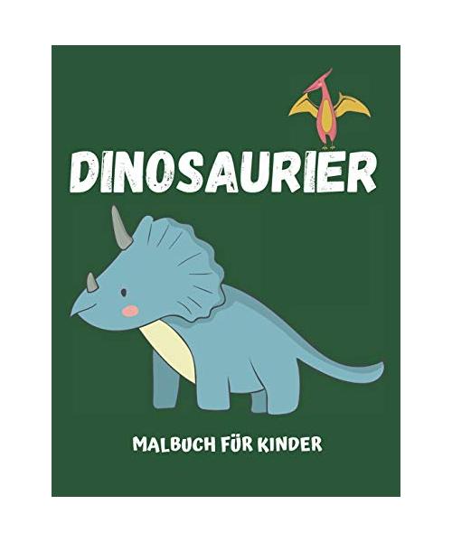 Dinosaurier Malbuch für Kinder: 19 Malvorlagen