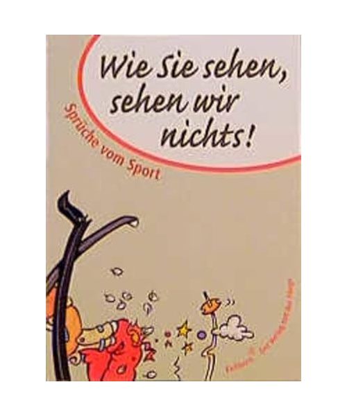 Wie Sie sehen, sehen wir nichts