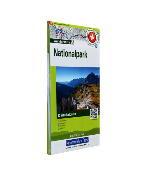 Nationalpark Nr. 16 Touren-Wanderkarte 1:50 000: 33 Wandertouren, mit kostenlosem Download für Smartphone Karten, Tourenführer, Fotos, waterproof, ... Autobus (Hallwag Touren-Wanderkarten)