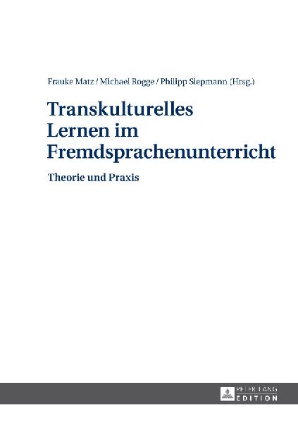 Transkulturelles Lernen im Fremdsprachenunterricht