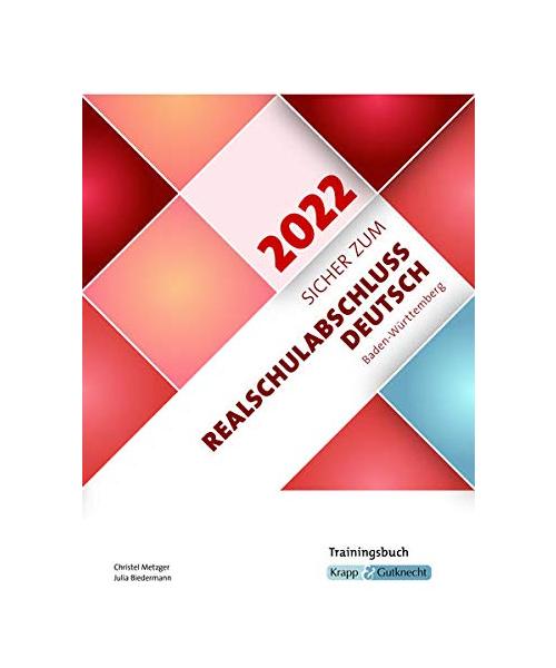 Sicher zum Realschulabschluss Deutsch Baden-Württemberg 2022
