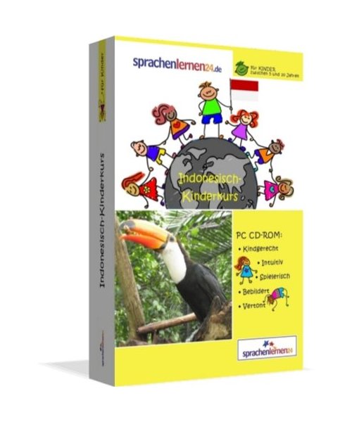 Indonesisch-Kindersprachkurs von Sprachenlernen24.de: Kindgerecht bebildert und vertont für ein spielerisches Indonesischlernen. Ab 5 Jahren. PC CD-ROM für Windows 8,7,Vista,XP / Linux / Mac OS X
