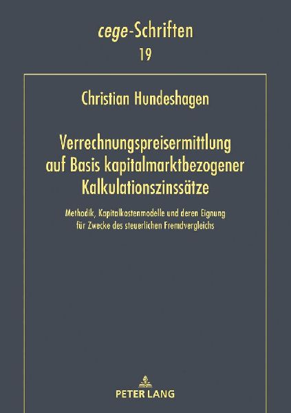 Verrechnungspreisermittlung auf Basis kapitalmarktbezogener Kalkulationszinssätze