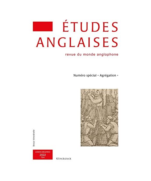 Etudes Anglaises, No 75-4. Numero Special Agregation: Numéro spécial « Agrégation »