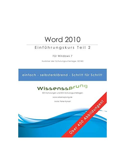 Word 2010 - Einführungskurs Teil 2
