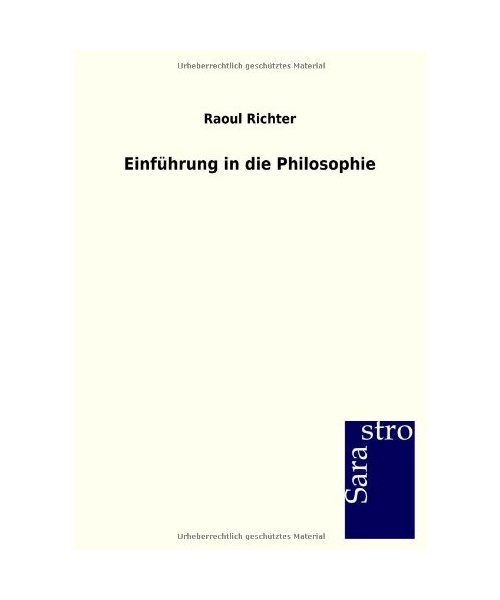Einführung in die Philosophie