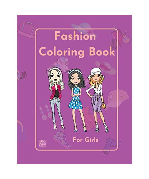 Fashion Coloring Book for girls
