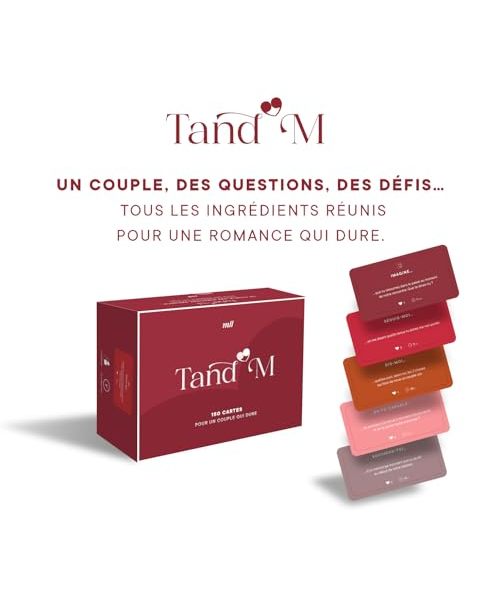 Tand'M - 150 cartes pour un couple qui dure !: Un couple, des questions, des défis…