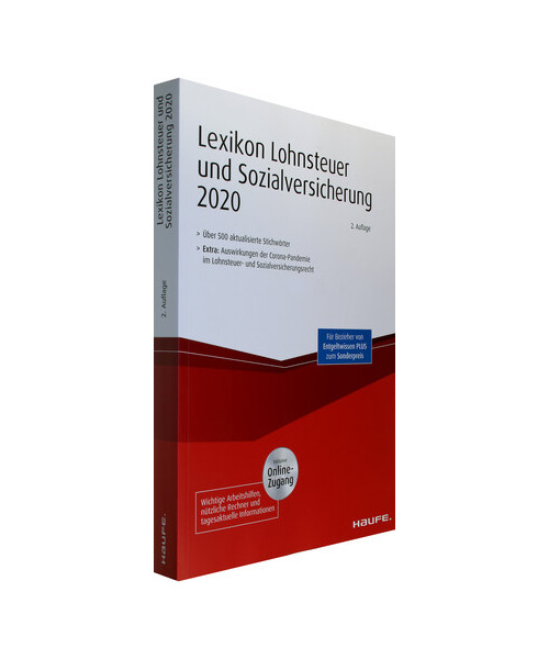 Lexikon Lohnsteuer und Sozialversicherung 2020 - inkl. Onlinezugang
