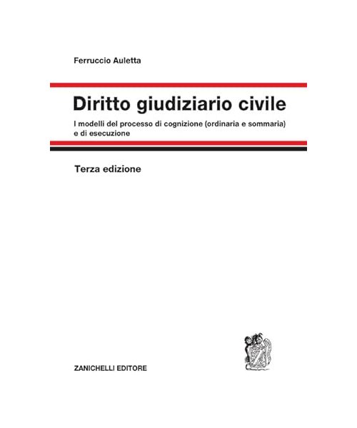 Diritto giudiziario civile. I modelli del processo di cognizione (ordinaria e sommaria) e di esecuzione