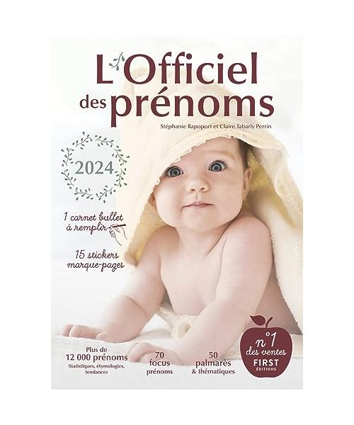 L'officiel des prénoms 2024
