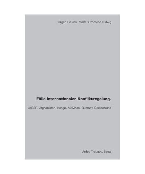Fälle internationaler Konfliktregelung.