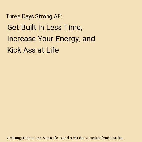 Three Days Strong AF