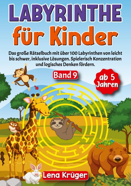 Labyrinthe für Kinder ab 5 Jahren - Band 9
