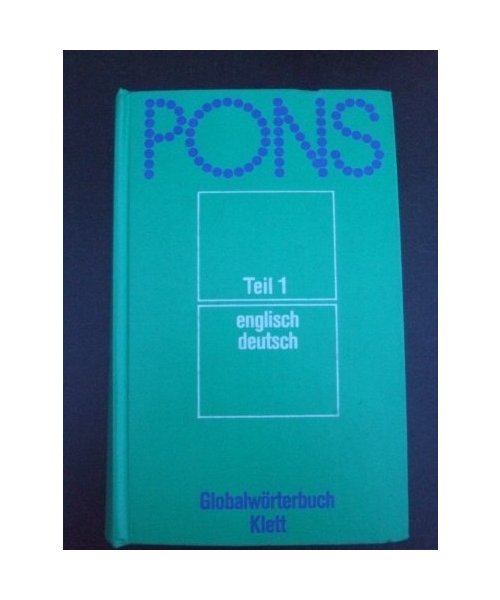 PONS Collins Globalwörterbuch Englisch I. (4558 200). Englisch / Deutsch