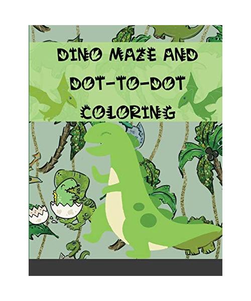 Dino maze and Dot-to-Dot coloring