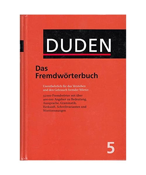 Duden 05. Das Fremdwörterbuch