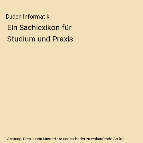 Duden Informatik