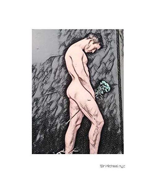 Male Nude themed  grid  page notepad $ir Michael Limited edition