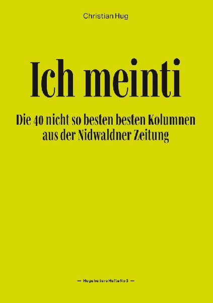 Ich meinti III