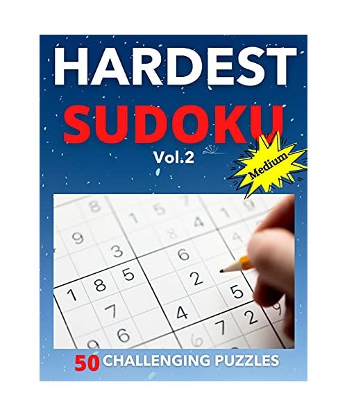 Hardest Sudoku Vol.2: Classic Sudoku Puzzles For Adults Expertly Designed For Sudoku Lovers Large Print 16 x 16 Medium Difficulty