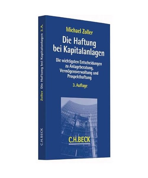 Die Haftung bei Kapitalanlagen