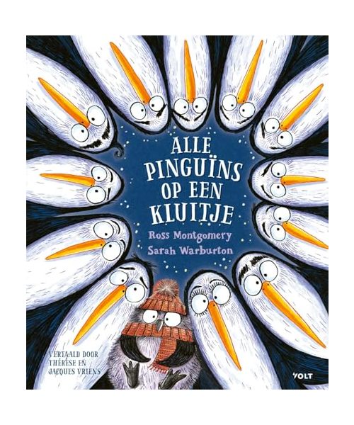 Alle pinguïns op een kluitje