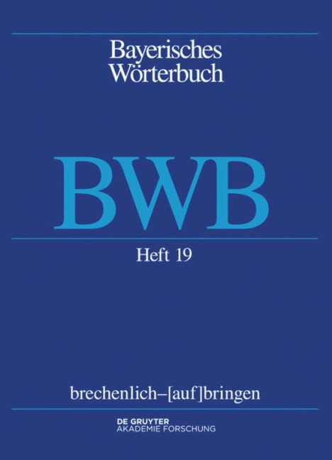 brechenlich - [auf]bringen