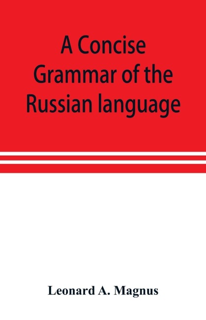 A concise grammar of the Russian language