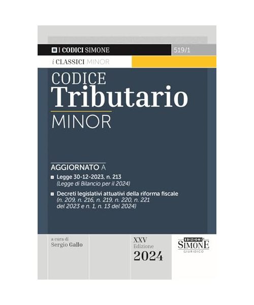 Codice tributario. Ediz. minor