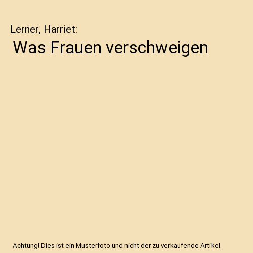 Was Frauen verschweigen
