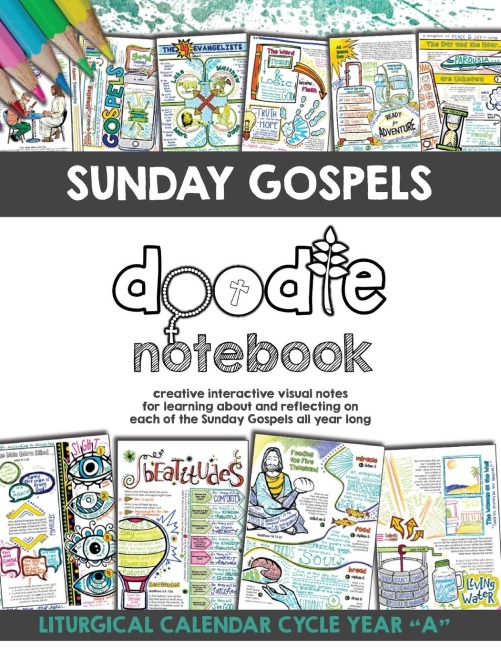 Sunday Gospels Doodle Notes (Year A in Liturgical Cycle)