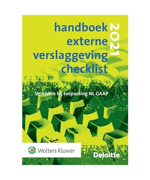 Handboek Externe Verslaggeving Checklist 2021