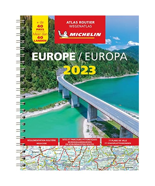 EUROPA EUROPE 2023 ATLAS (Michelin Atlassen)
