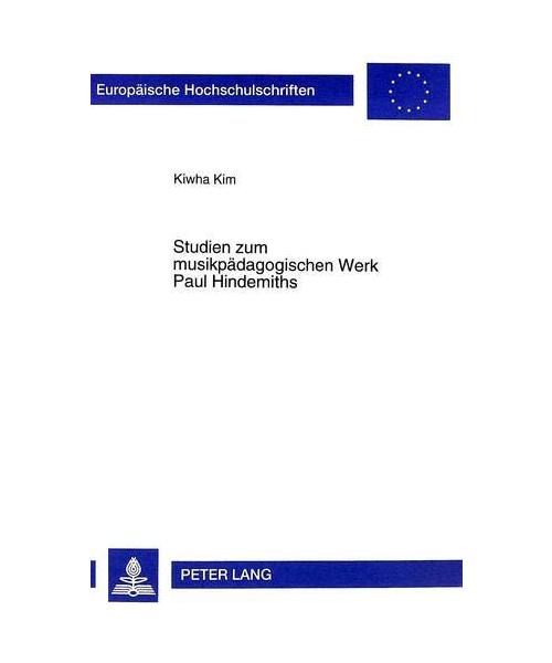 Studien zum musikpädagogischen Werk Paul Hindemiths