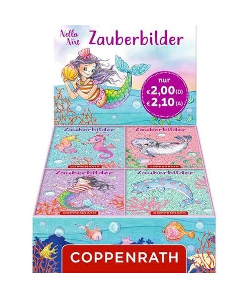 Zauberbilder (Nella Nixe): (Meerjungfrau, Delfin, Seepferdchen, Robbe)