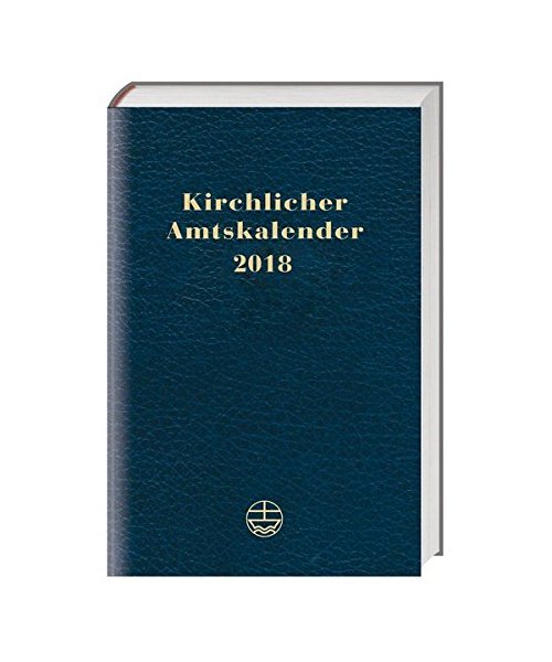 Kirchlicher Amtskalender 2018 - blau