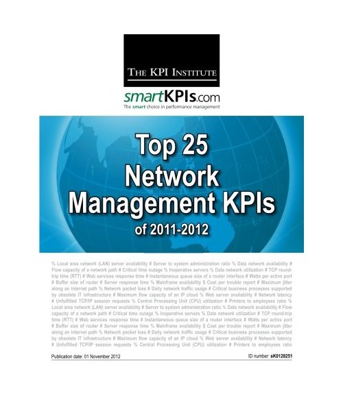 Top 25 Network Management KPIs of 2011-2012