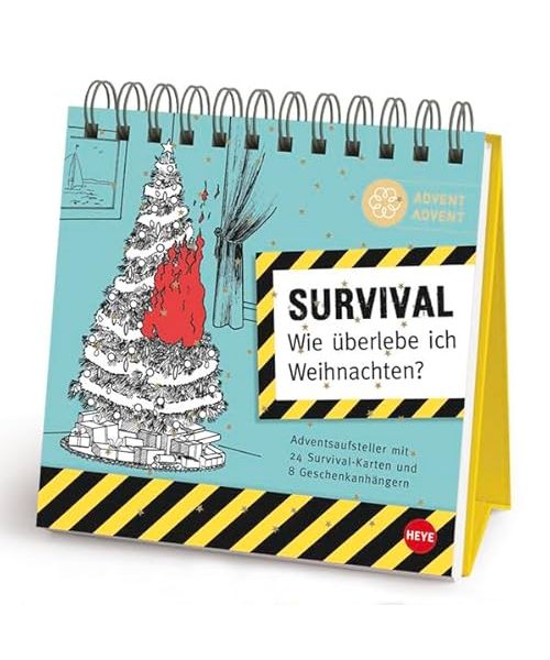 Survival Adventsaufsteller Geschenkbuch