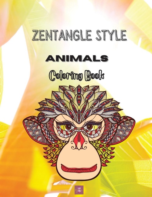 Zentangle Style Animals Coloring book