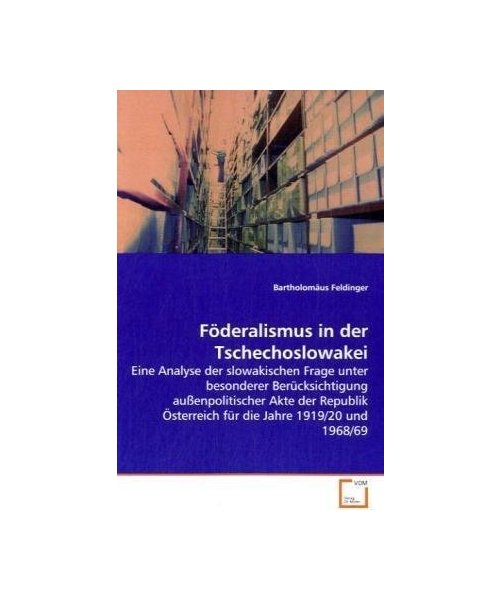 Föderalismus in der Tschechoslowakei
