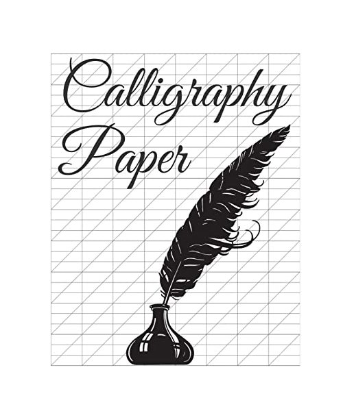 Calligraphy Paper: 150 large sheet pad, perfect calligraphy practice paper and workbook for lettering artist and lettering for beginners