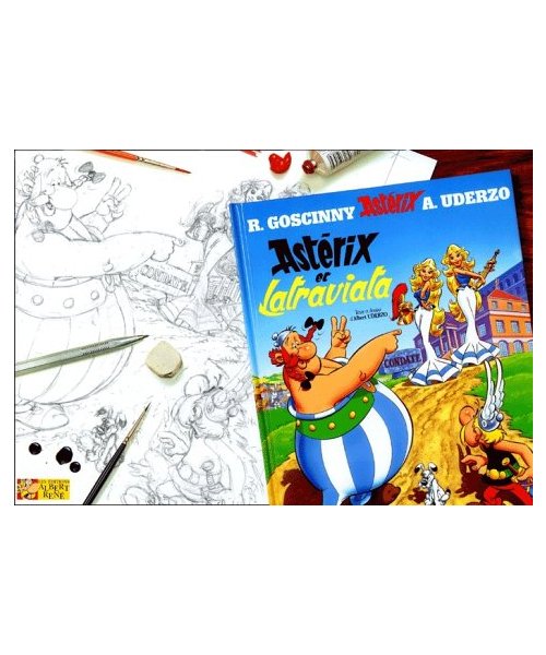 Astérix 31: Astérix et Latraviata: L’album des Crayonnés
