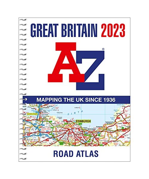 Great Britain A-Z Road Atlas 2023 (A4 Spiral)