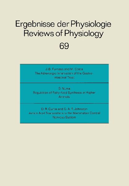 Ergebnisse der Physiologie Biologischen Chemie und experimentellen Pharmakologie / Reviews of Physiology Biochemistry and Experimental Pharmacology