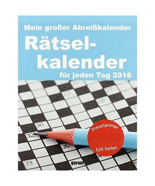 Abreißkalender Rätsel 2018