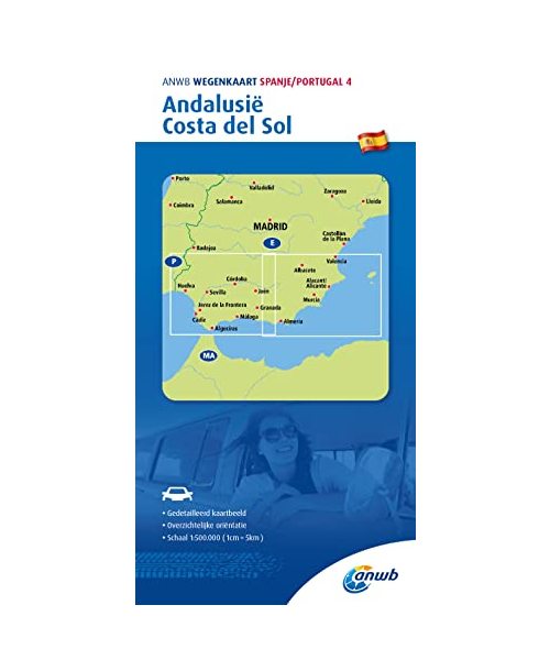 Andalusië,Costa del Sol 4 ANWB wegenkaart