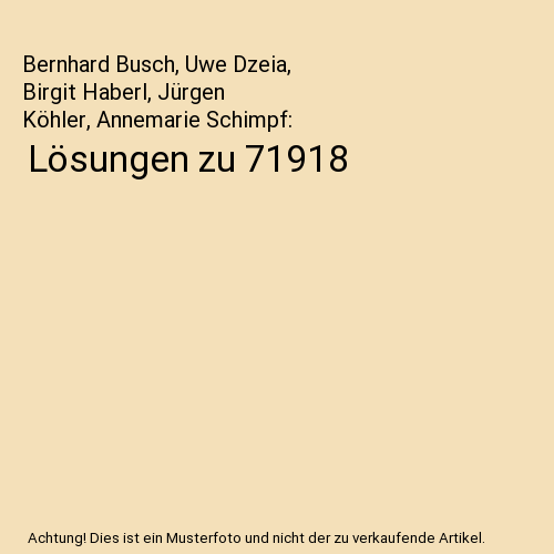 Lösungen zu 71918
