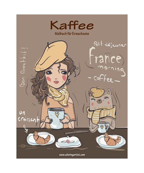 Kaffee-Malbuch für Erwachsene 1
