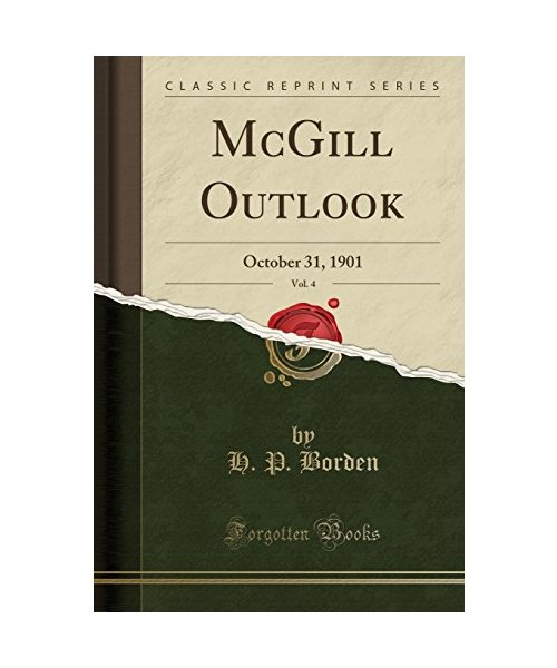 McGill Outlook, Vol. 4